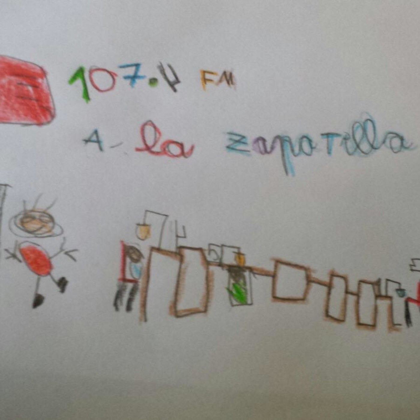 A la zapatilla por detrás