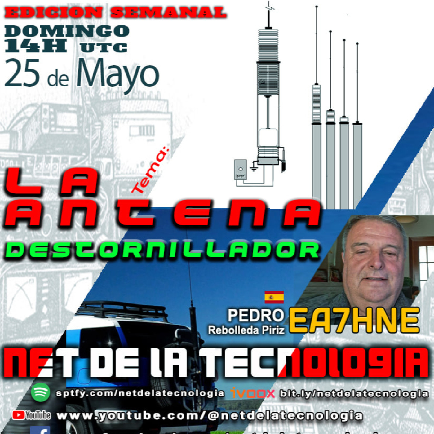#492 La antena destornillador por EA7HNE Pedro episode artwork