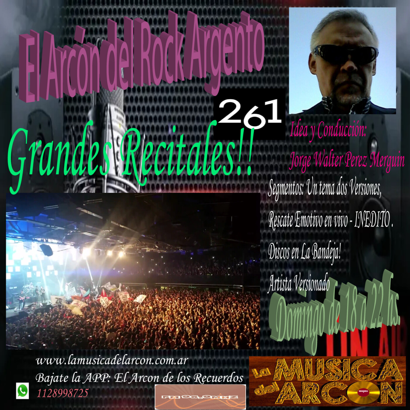 El Arcon del Rock Argento - Emision n° 261 Grandes Recitales - 07-11-2021 episode artwork