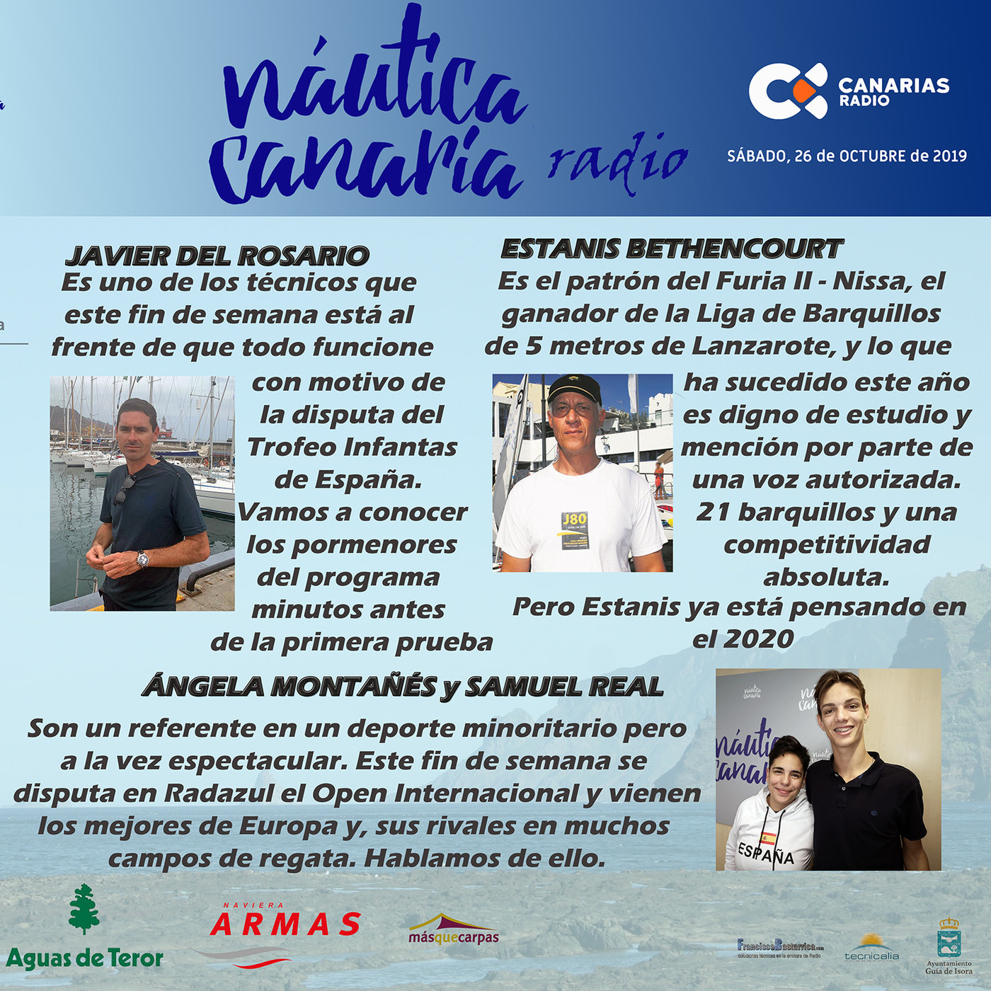 Náutica Canaria Radio, en Canarias Radio. Programa 306 emitido 26.10.19 episode artwork