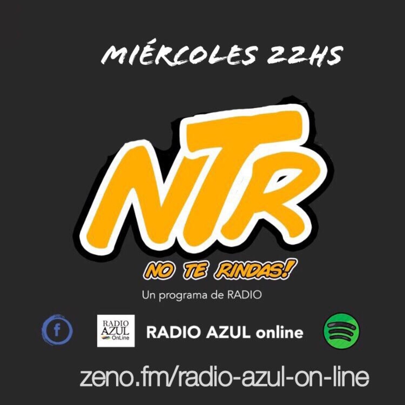 No Te Rindas! - RADIO AZUL online