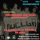 "Movimiento, qué chido movimiento..." La huelga de la UNAM, a 20 años