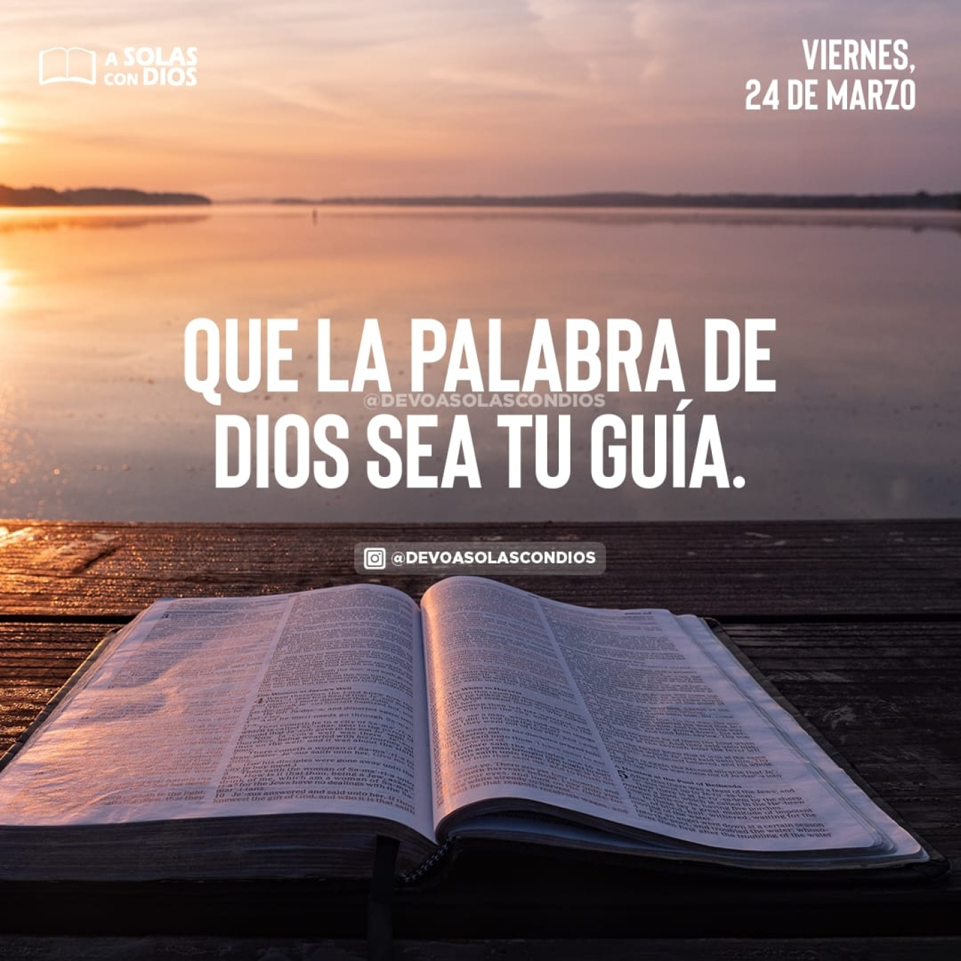 A Solas con Dios