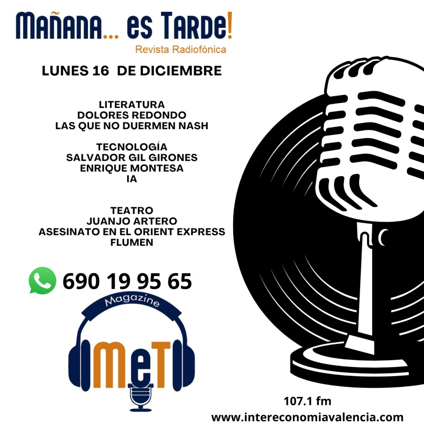 MAÑANA ES TARDE!!! MET