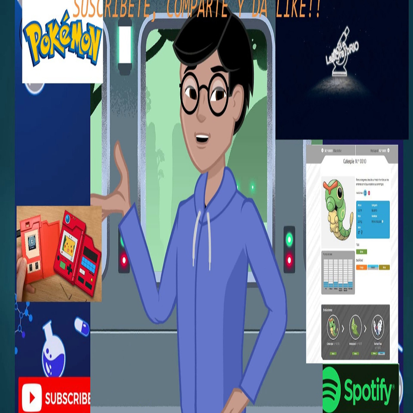 EL LABORATORIO PRESENTA - 03 - POKEDEX - CATERPIE episode artwork