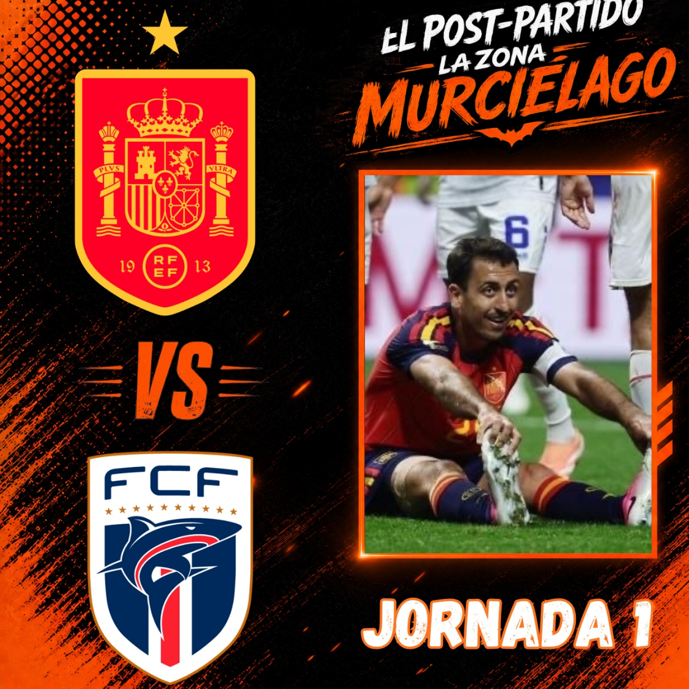 El post partido de la voz del Murcielago - Jornada 1 España   vs Cabo Verde   episode artwork