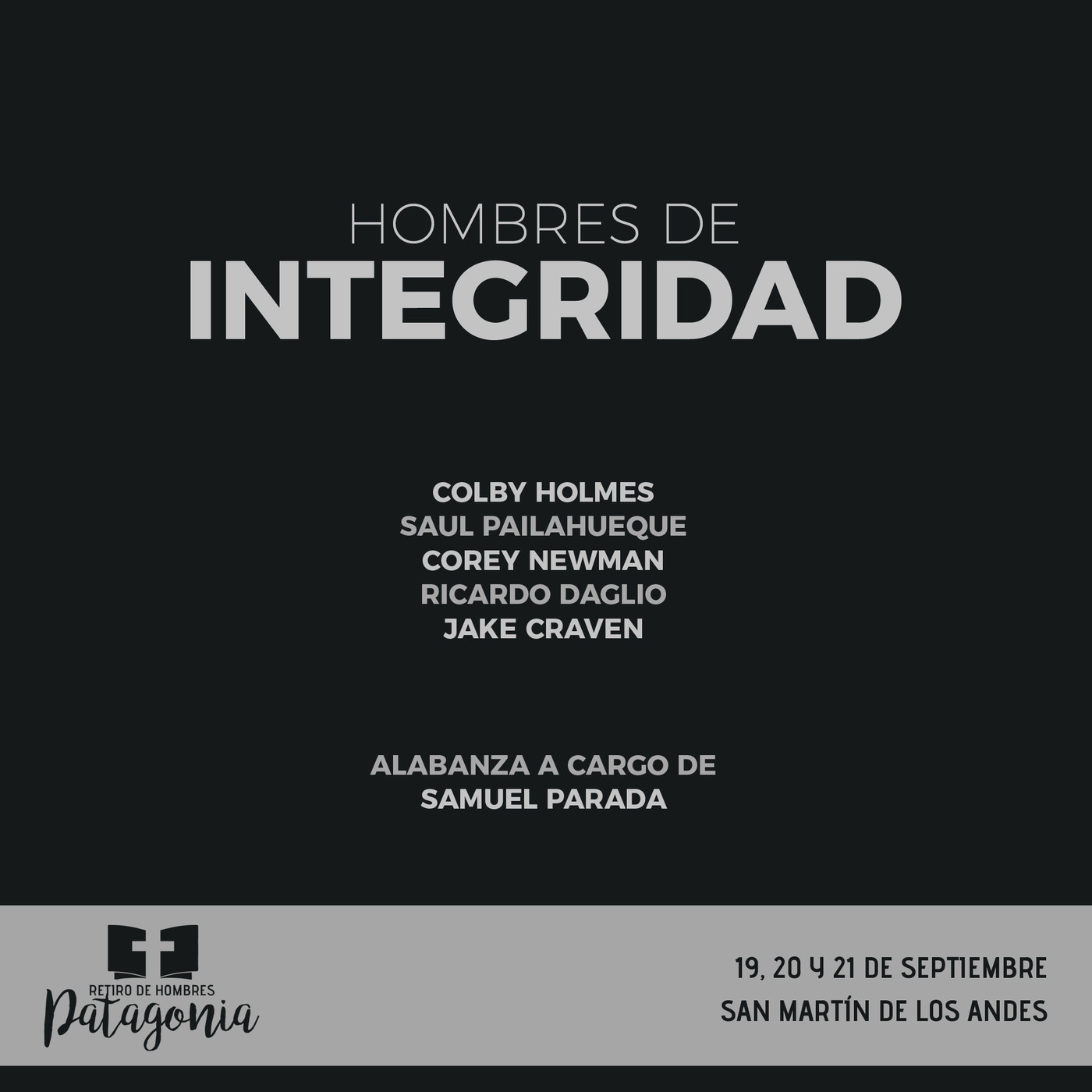 Retiro de Hombres Patagonia 2019