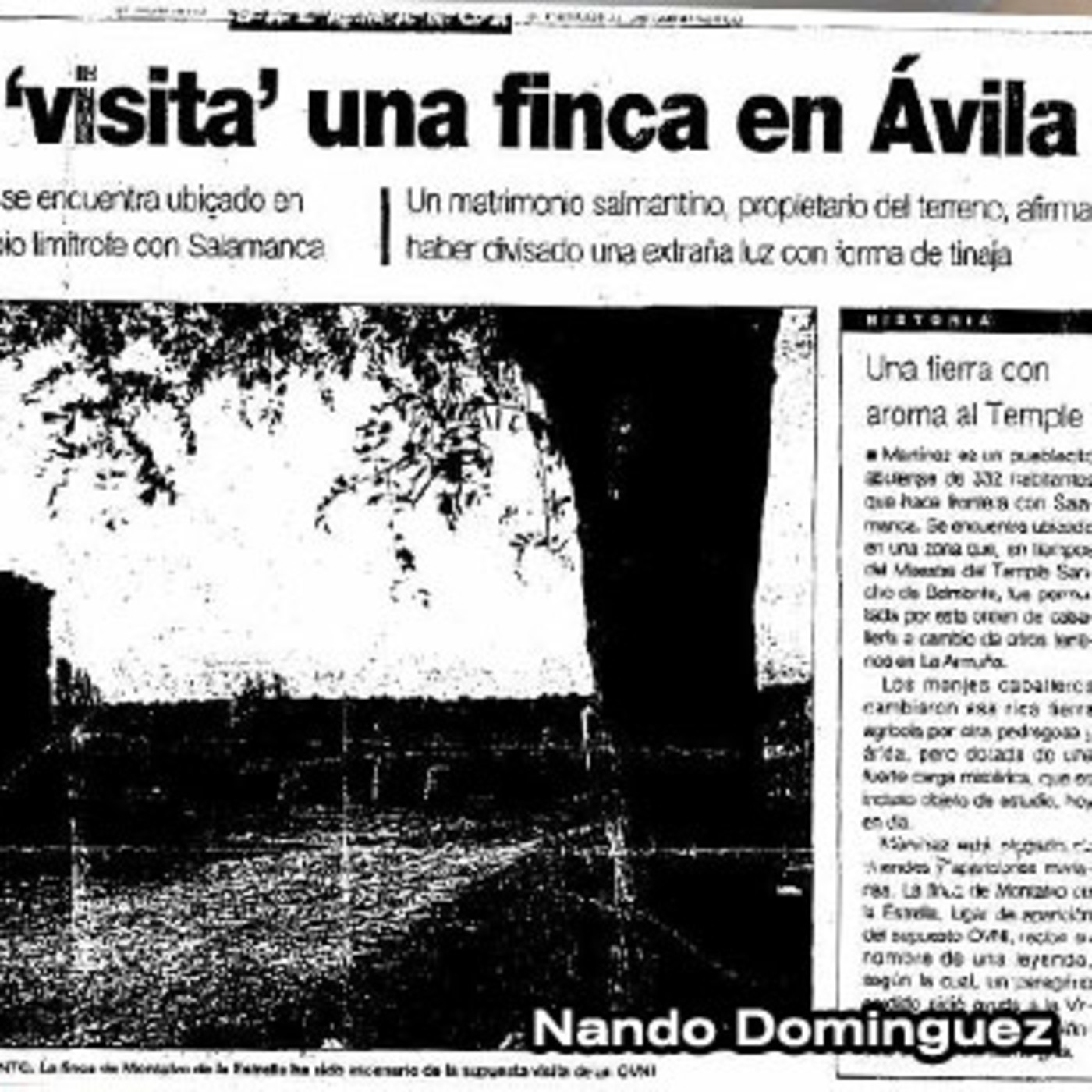 La Puerta Al Universo - Un Ovni visita una finca en Avila 1997 “CASO MONTALVO”