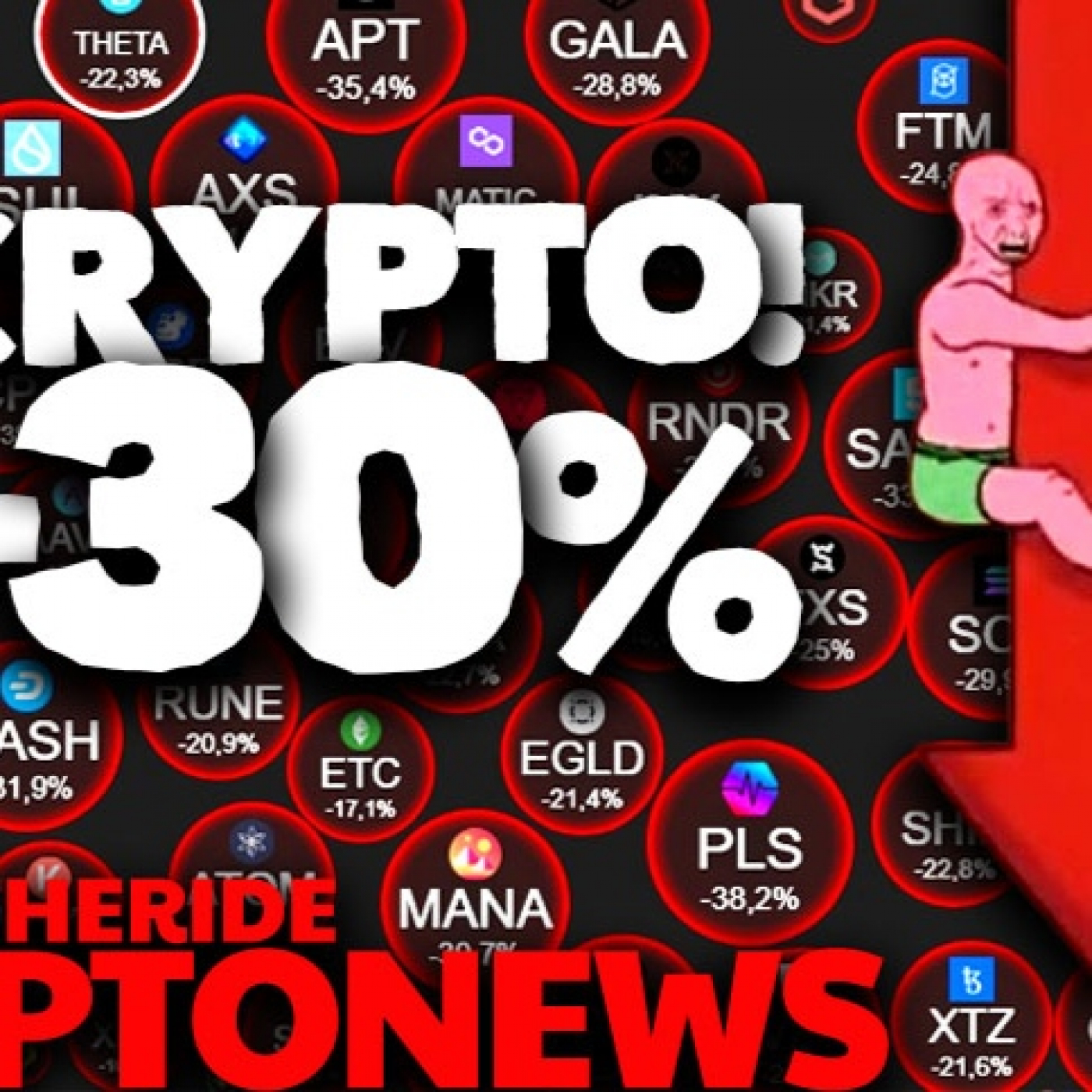 ¡CRIPTOMONEDAS CAÍDA -30%!! ¡Y AHORA QUÉ?