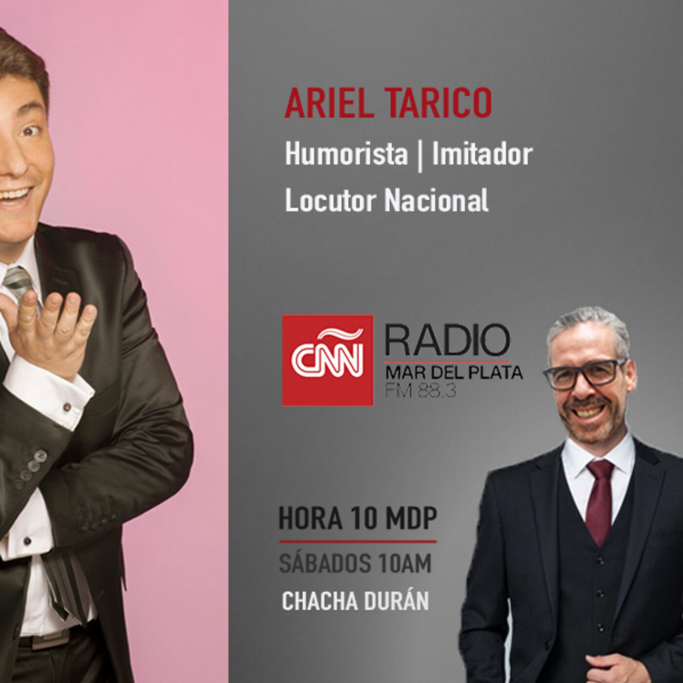 CHARLAS en La 100 y CNN Radio Argentina