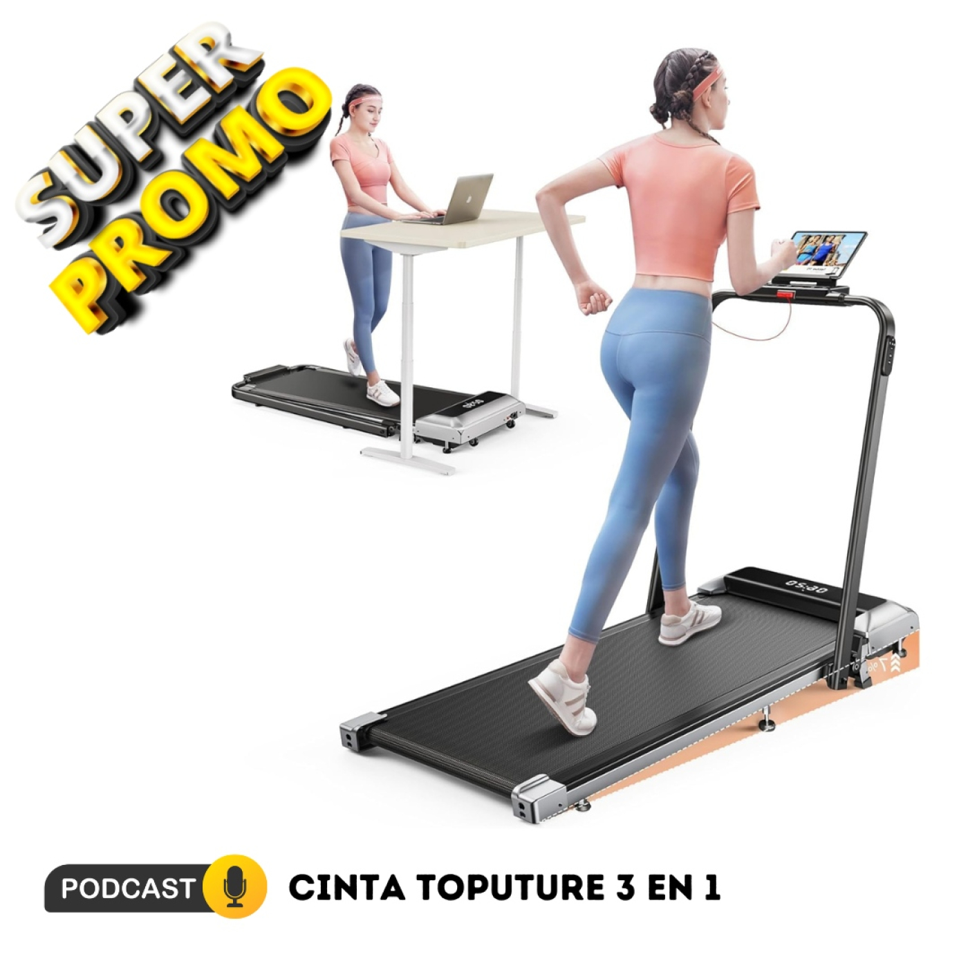 Cinta de correr TOPUTURE 3 en 1 episode artwork