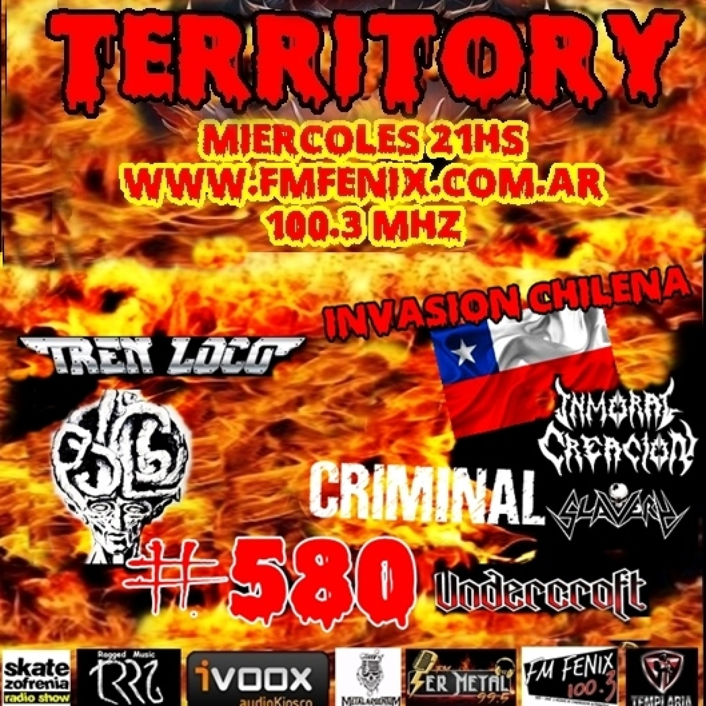 TERRITORY RADIO #580 (08-04-2026) INVACION CHILENA episode artwork