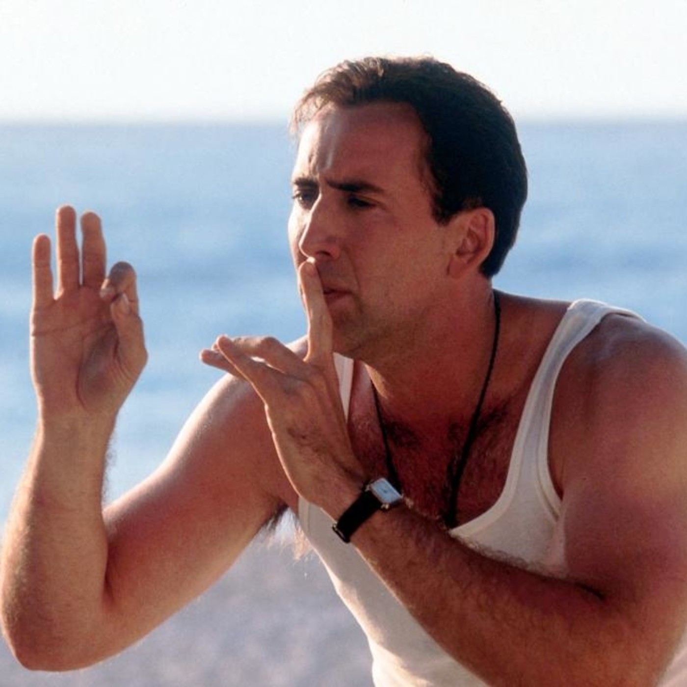 El flequillo de Nicolas Cage