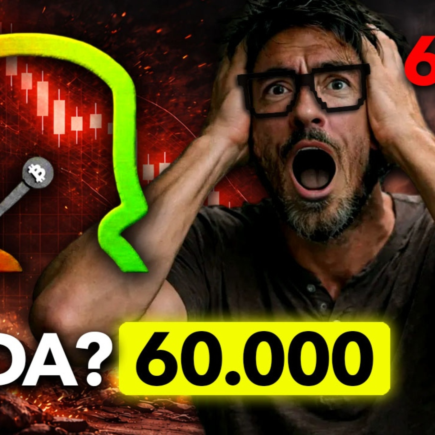 CAÍDA de BITCOIN a 60.000 antes de 80.000 ¡68%!