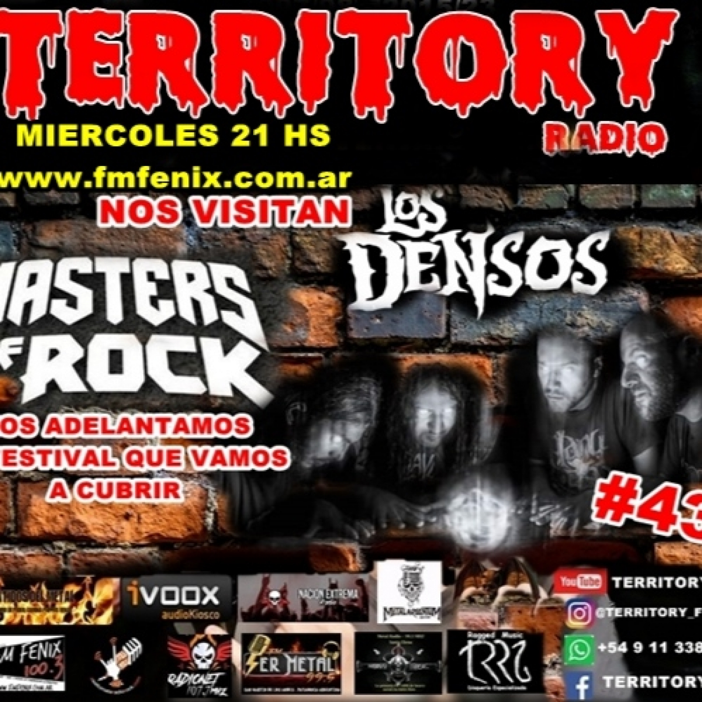 TERRITORY RADIO #430 (26-04-2023) LOS DENSOS - M.O.R. episode artwork
