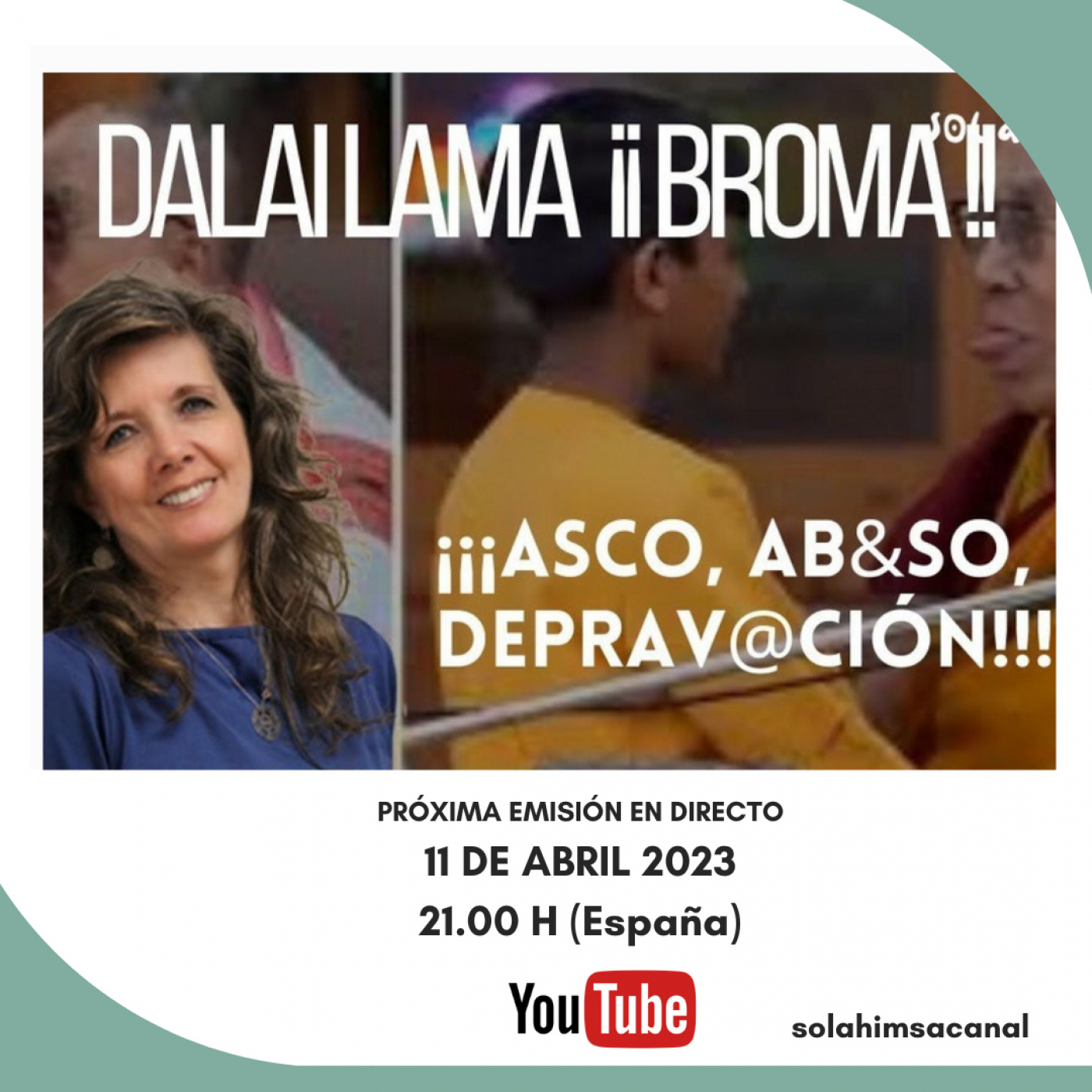 ¡¡DALAI LAMA, ABUS@NDO DE LA INOCENCIA DE UN NIÑO!! episode artwork