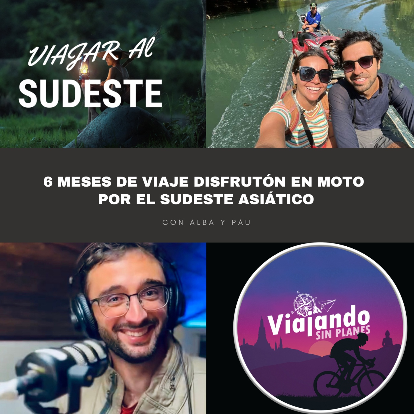 387. 6 meses de viaje disfrutón en moto por el Sudeste Asiático en 2023 con Viajeros Lowcosteros - Episodio exclusivo para mecenas