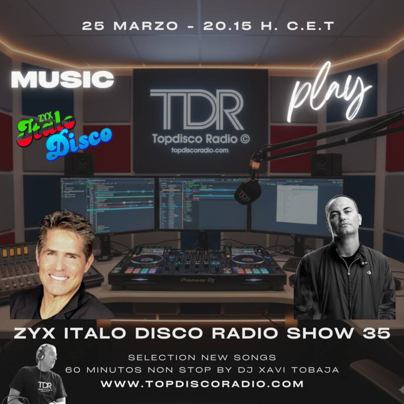 Music Play Programa 303 ZYX Italo Disco Radio Show 36