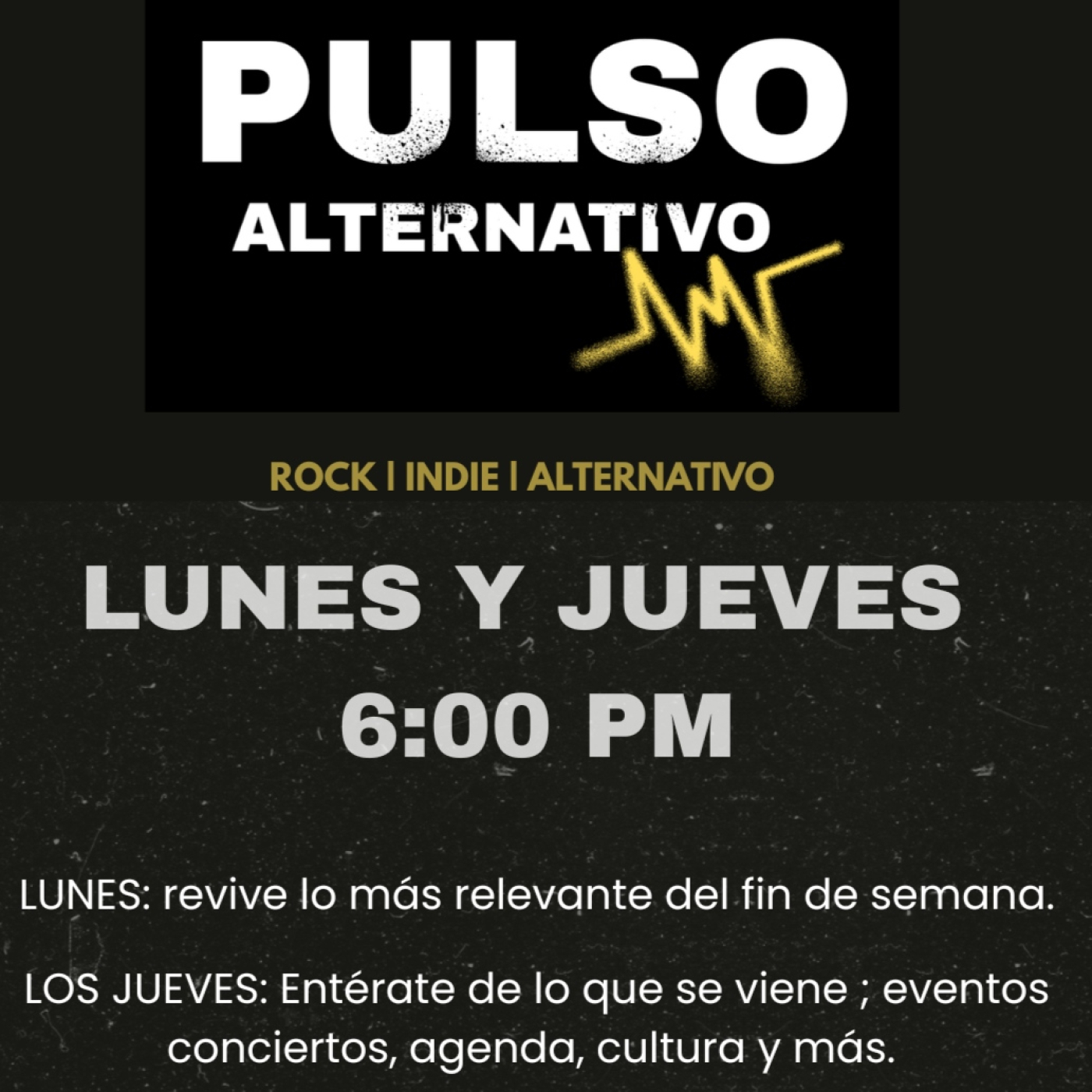 Pulso Alternativo S2E32 | Agenda para el fin 21 al 24 de Mayo episode artwork