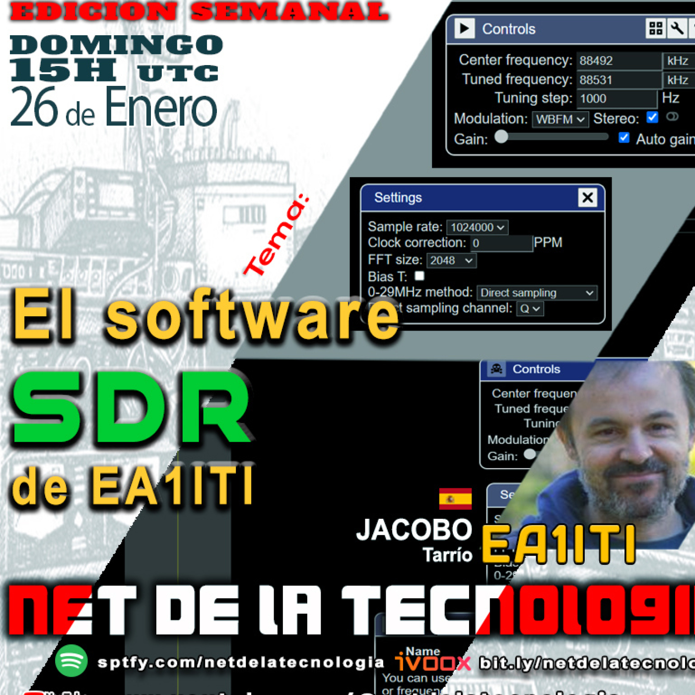 #478 El software SDR de EA1ITI Jacobo Tarrio episode artwork