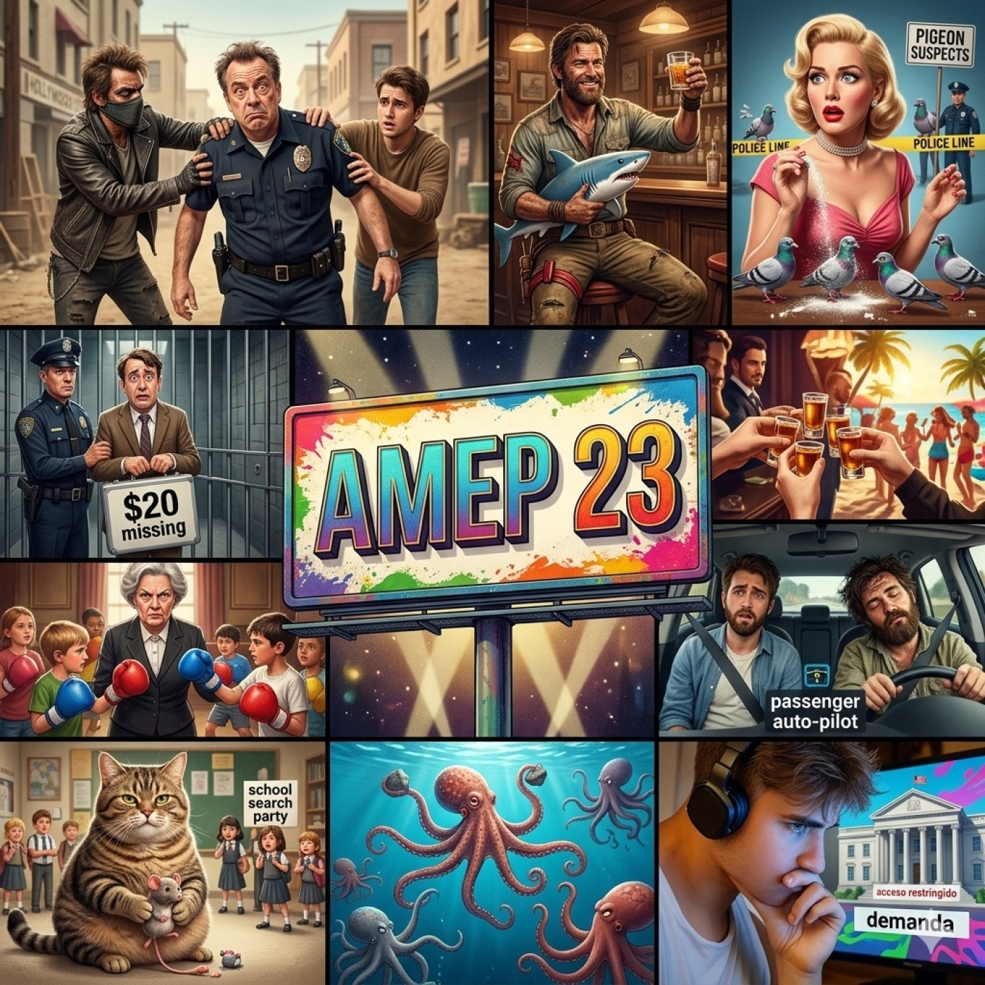 1x23 Noticias cortas. Risas largas!! AMEP 23 con su noticiero especial!!! episode artwork