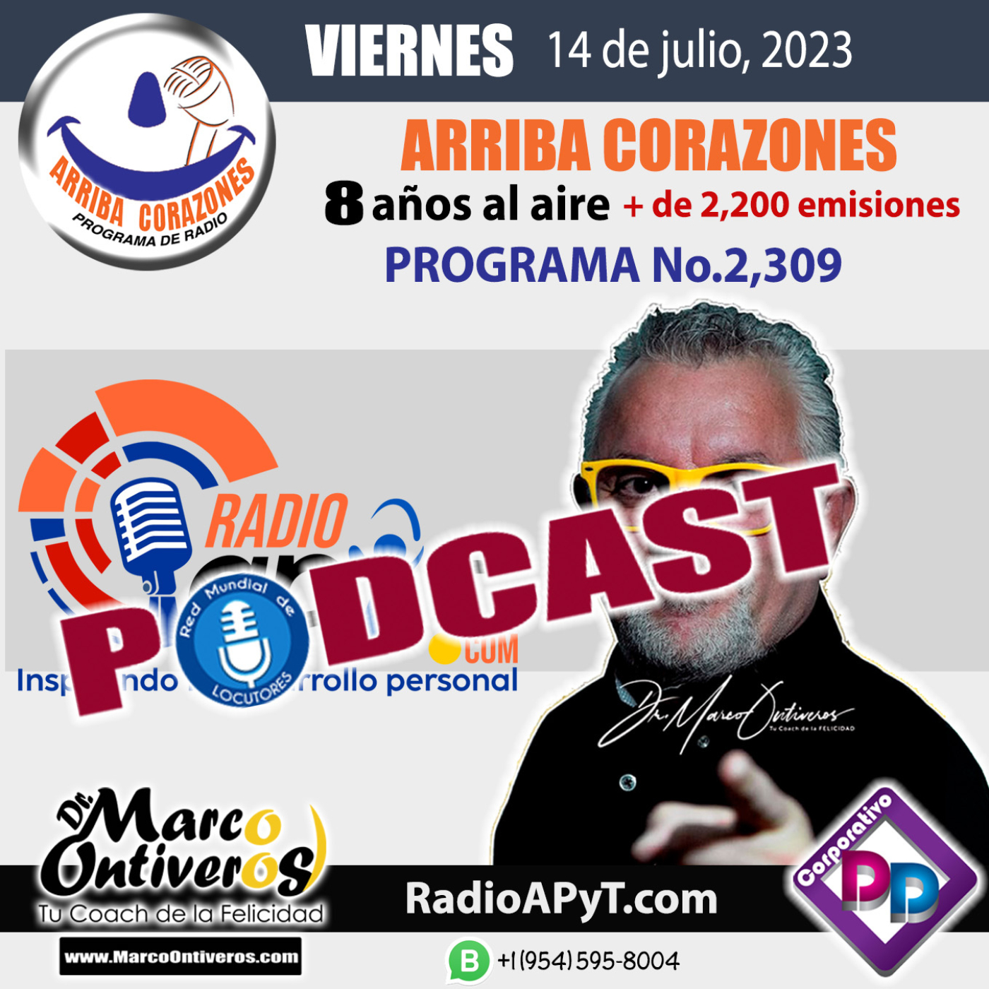 2309-arriba-corazones-2023-07-14-VIERNES-MesDeMiCumple-MiTop#200 episode artwork