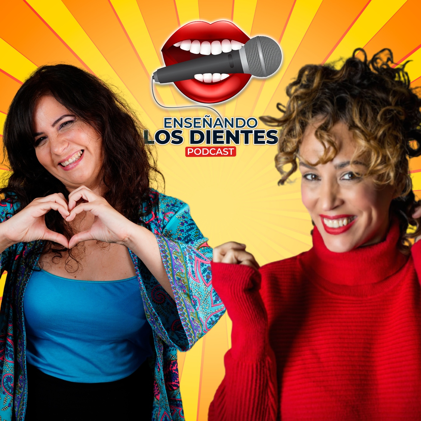 Enseñando los dientes