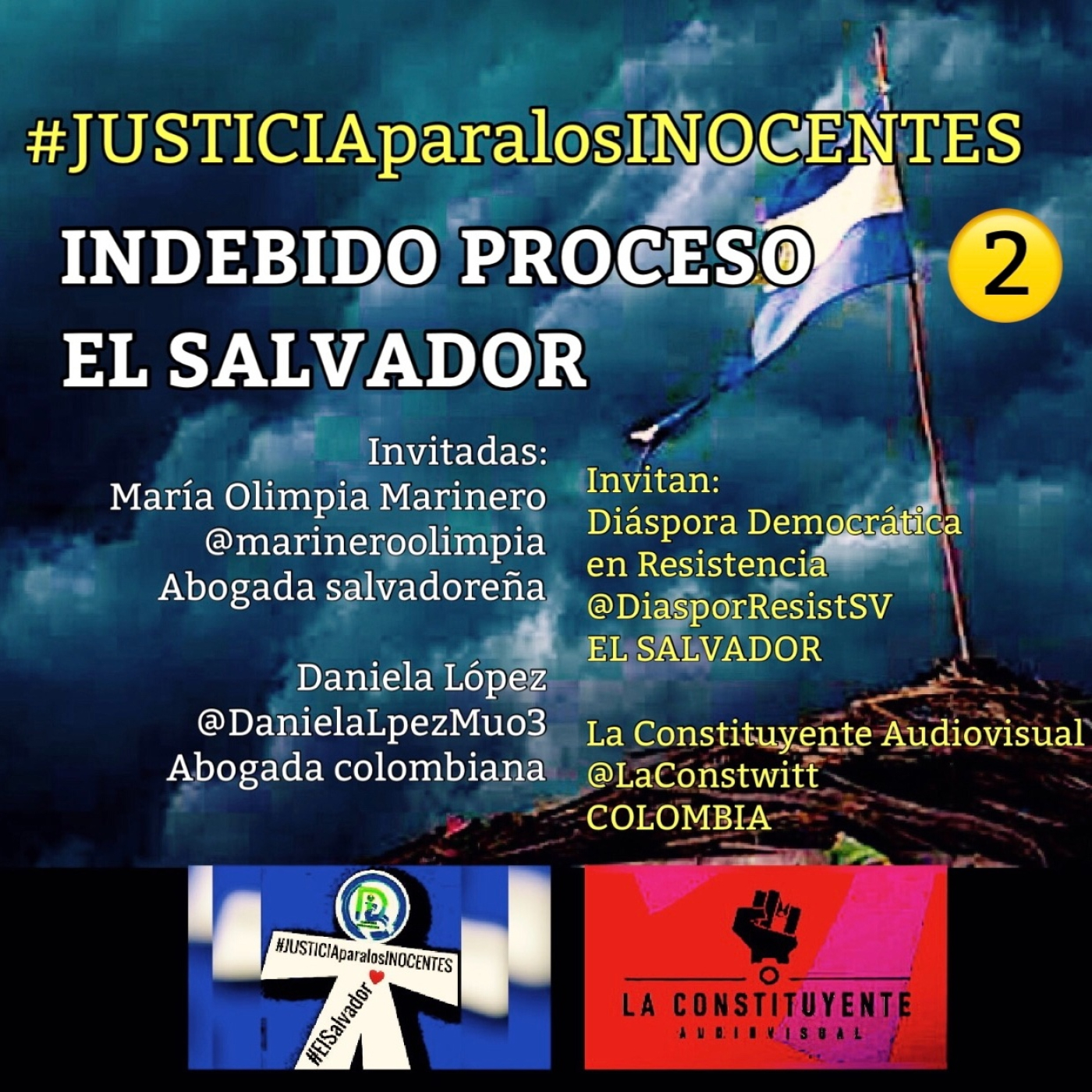 2aParte / EL SALVADOR-INDEBIDO PROCESO / @DiasporResistSV y @LaConstwitt / Space Twitter episode artwork