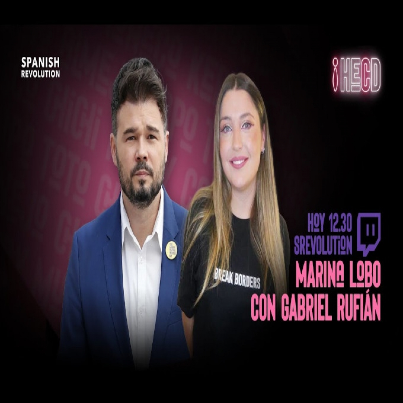 HECD 141 - Entrevista a Gabriel Rufián + Cataluña+ blindaje al rey emérito + Irene Montero, San Chin Choon mascarillas
