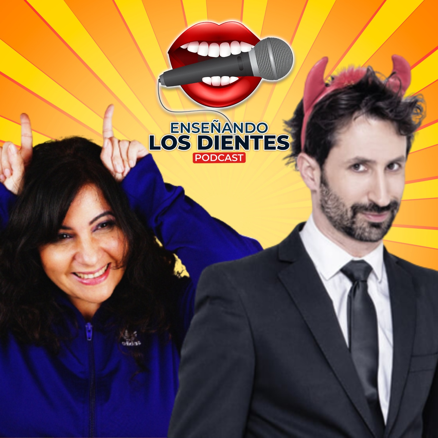 Enseñando los dientes