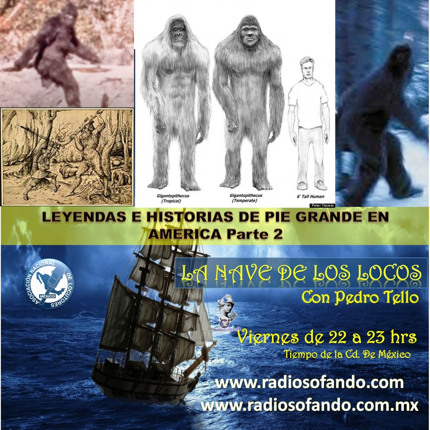 La Nave de los Locos_LEYENDAS E HISTORIAS DE PIE GRANDE Parte 2 AMÉRICA_28-06-24 episode artwork