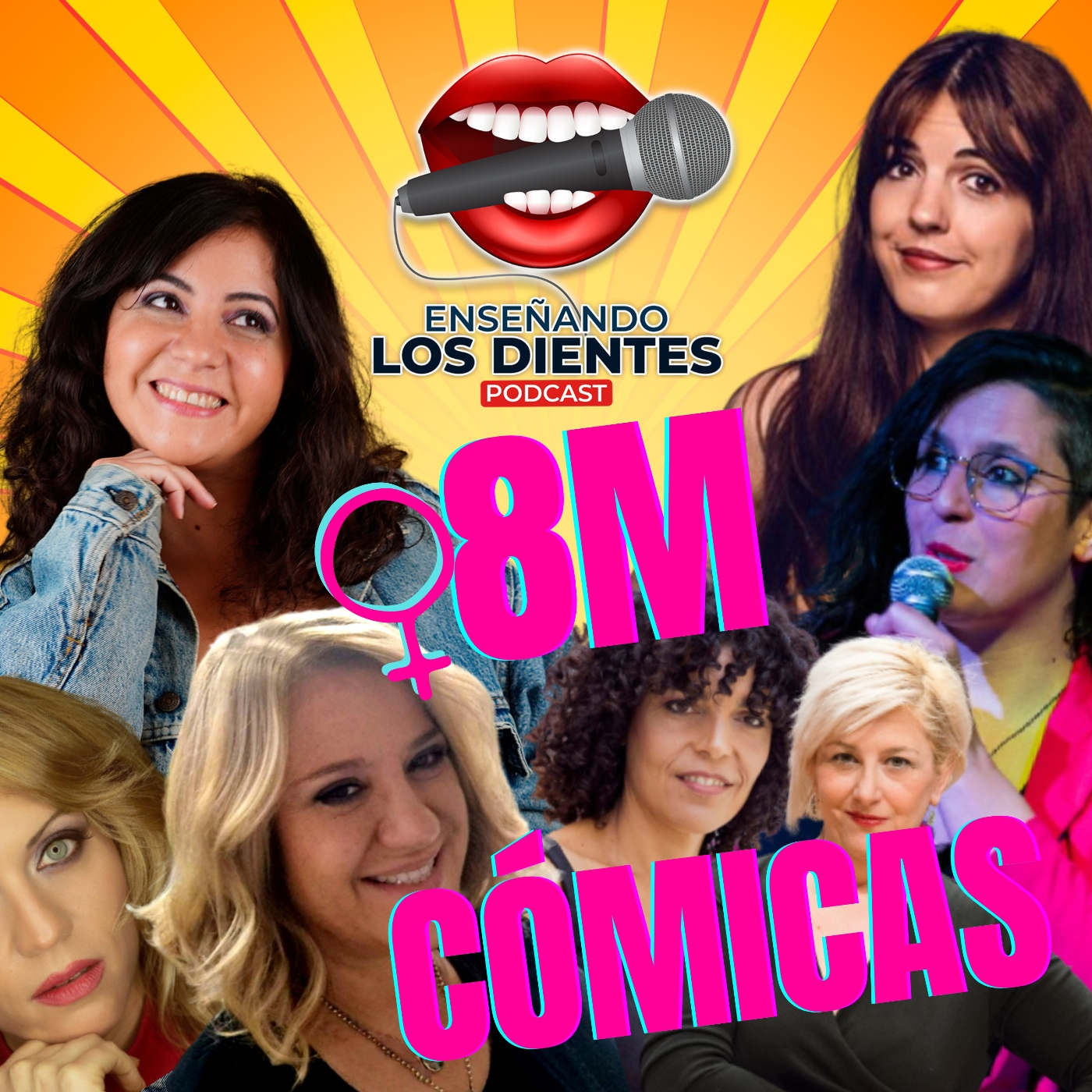 Enseñando los dientes