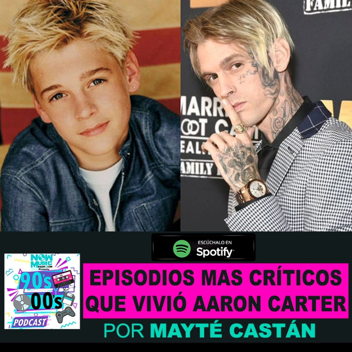 Episodios más críticos de la vida de Aaron Carter