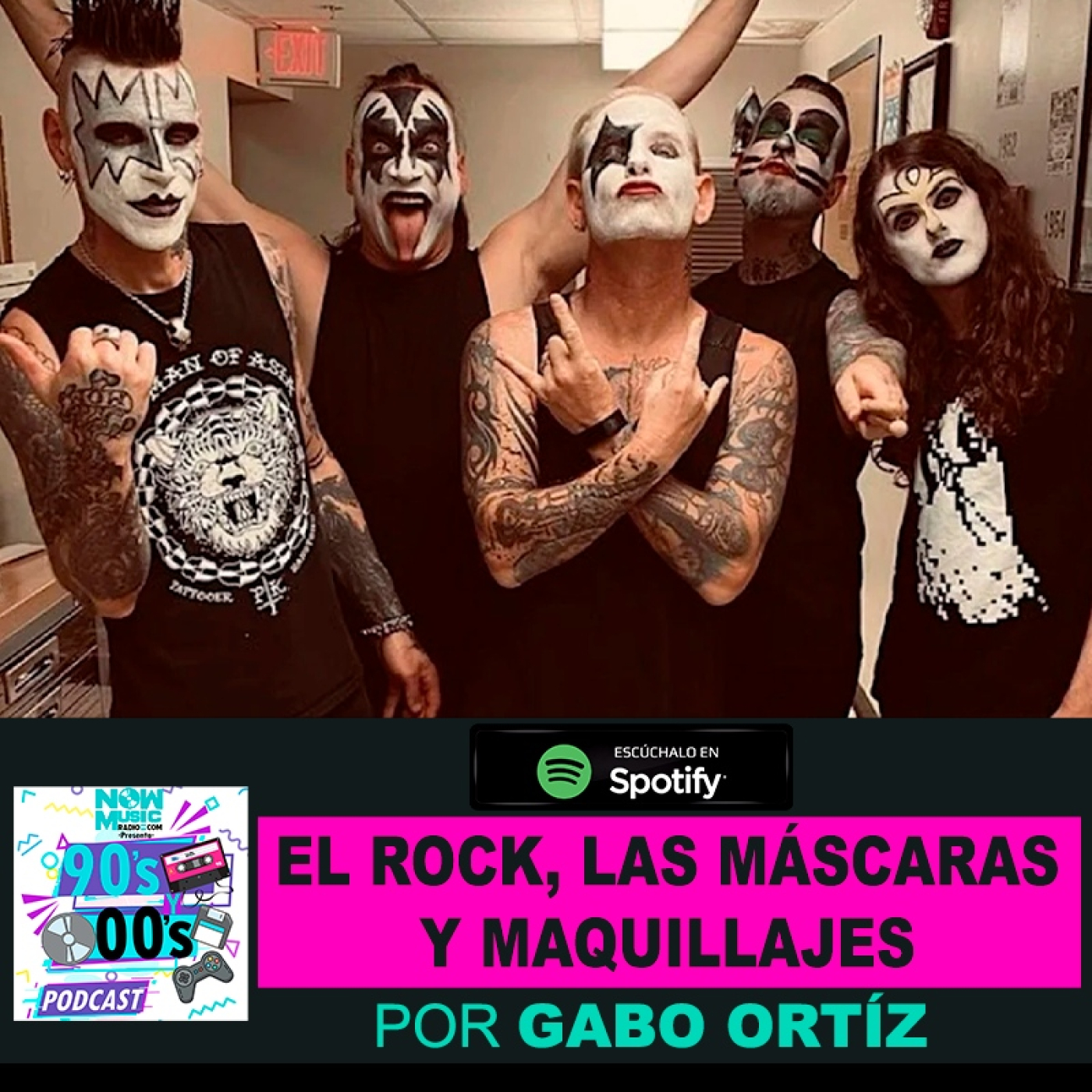 El Rock, las máscaras y maquillajes