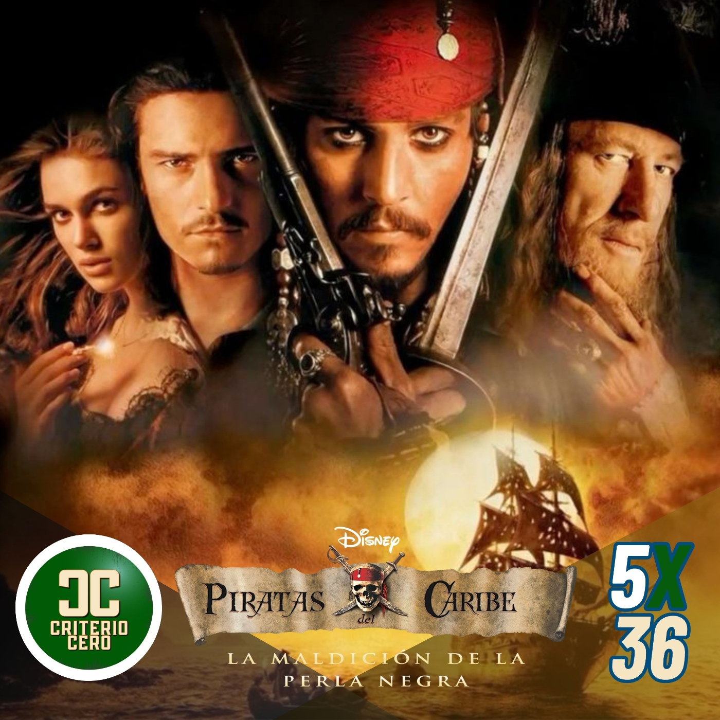Criterio Cero 5x36 - Piratas del Caribe La maldición de la Perla Negra (2006)