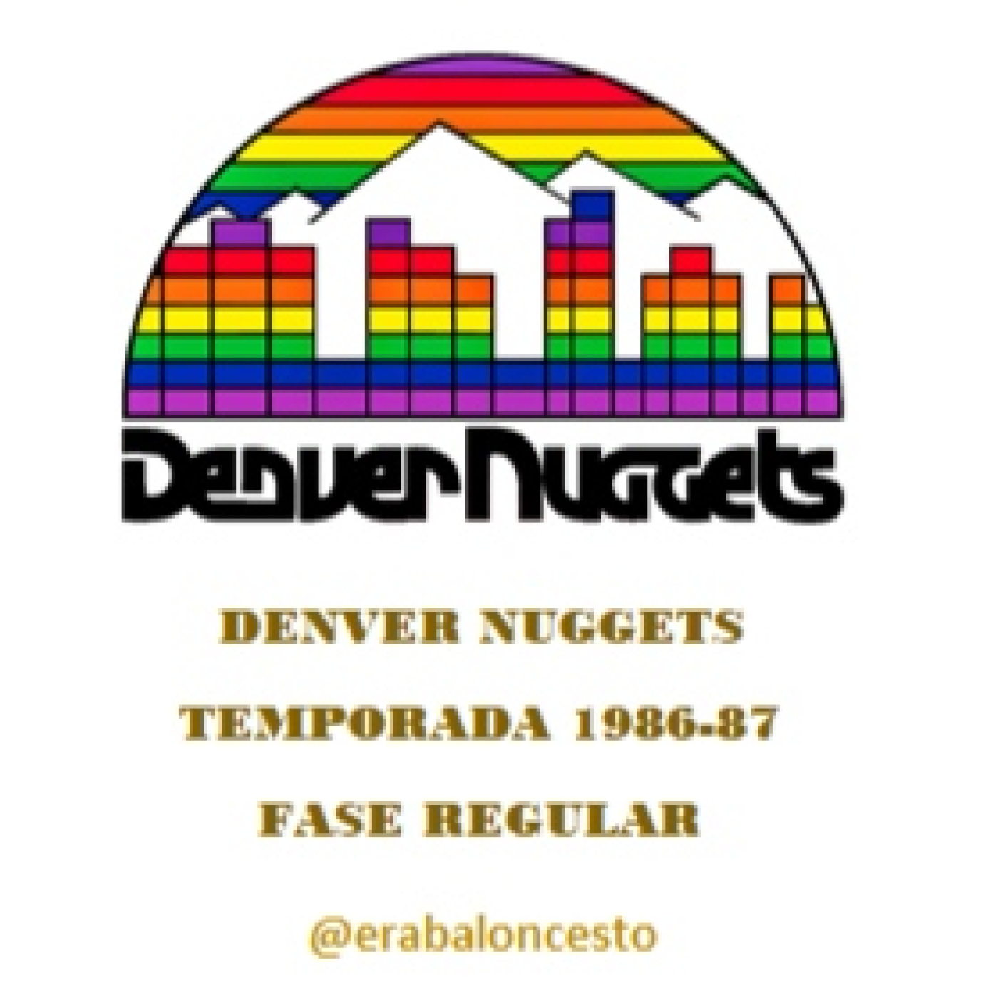 Era baloncesto - NBA 1987 (20) – Denver Nuggets