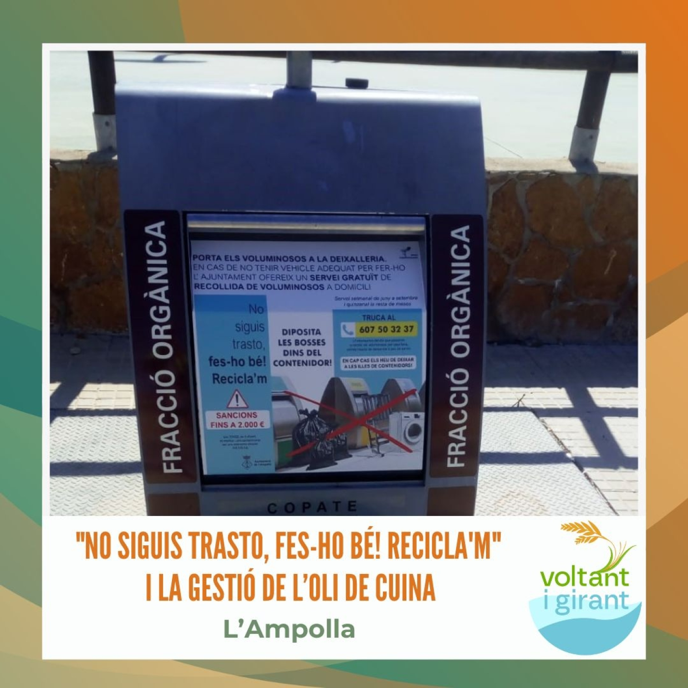 "No siguis trasto, fes-ho bé! Recicla'm" i la gestió de l’oli de cuina episode artwork