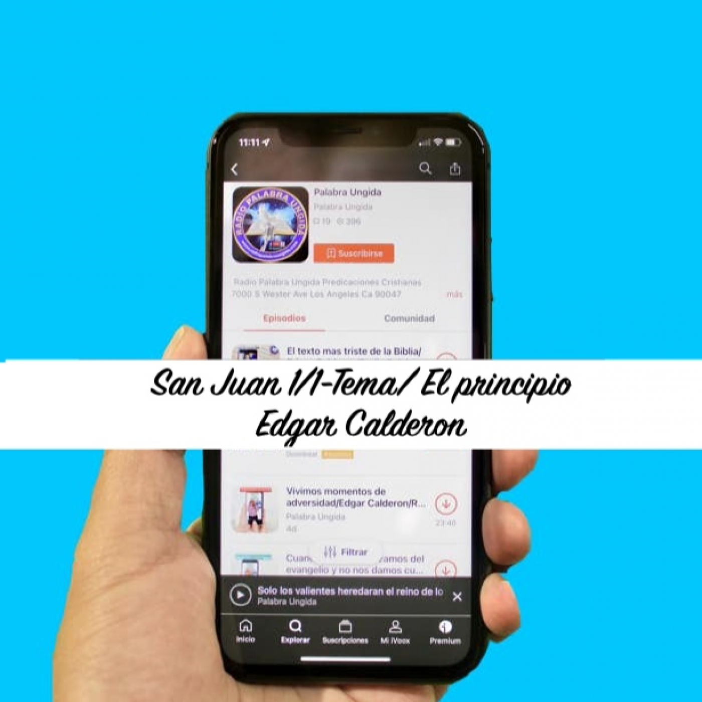 Tema/ El principio/Edgar Calderon/ Juan 1:1 episode artwork