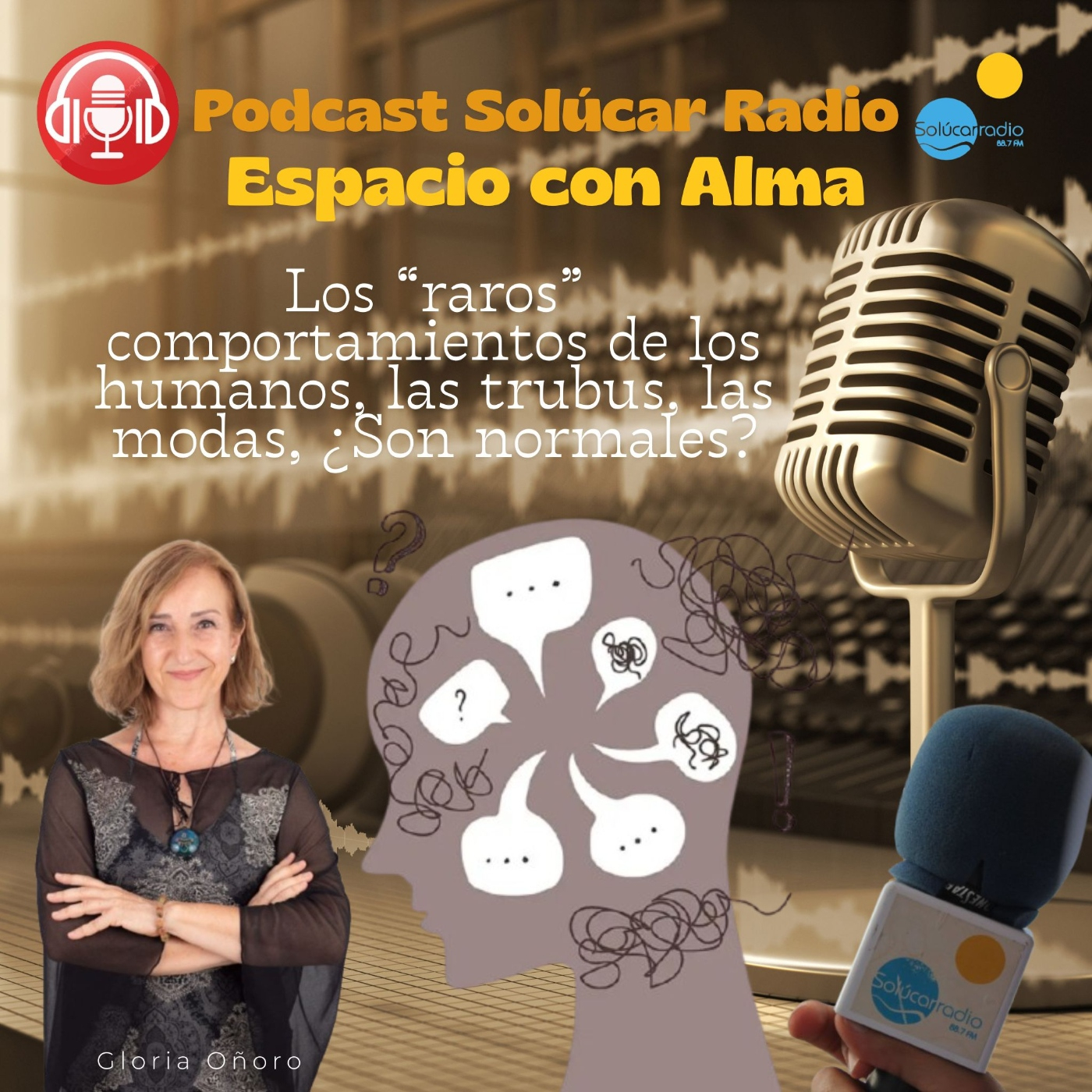 ESAPACIO CON ALMA Gloria Oñoro "Los raros comportamientos de los Humanos" episode artwork