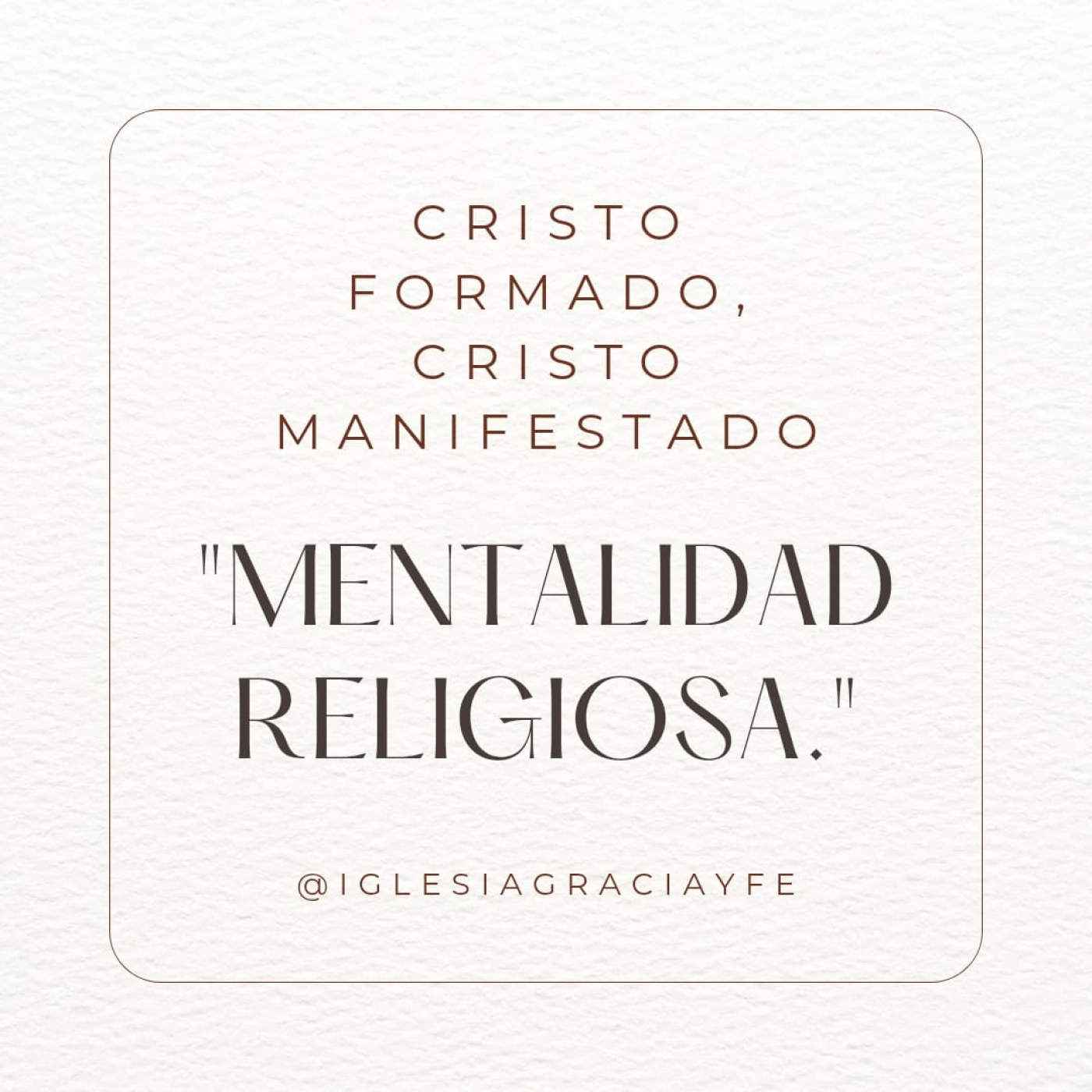 Mentalidad Religiosa (Cristo formado, Cristo manifestado 34) - Pastor Kenneth Solá episode artwork