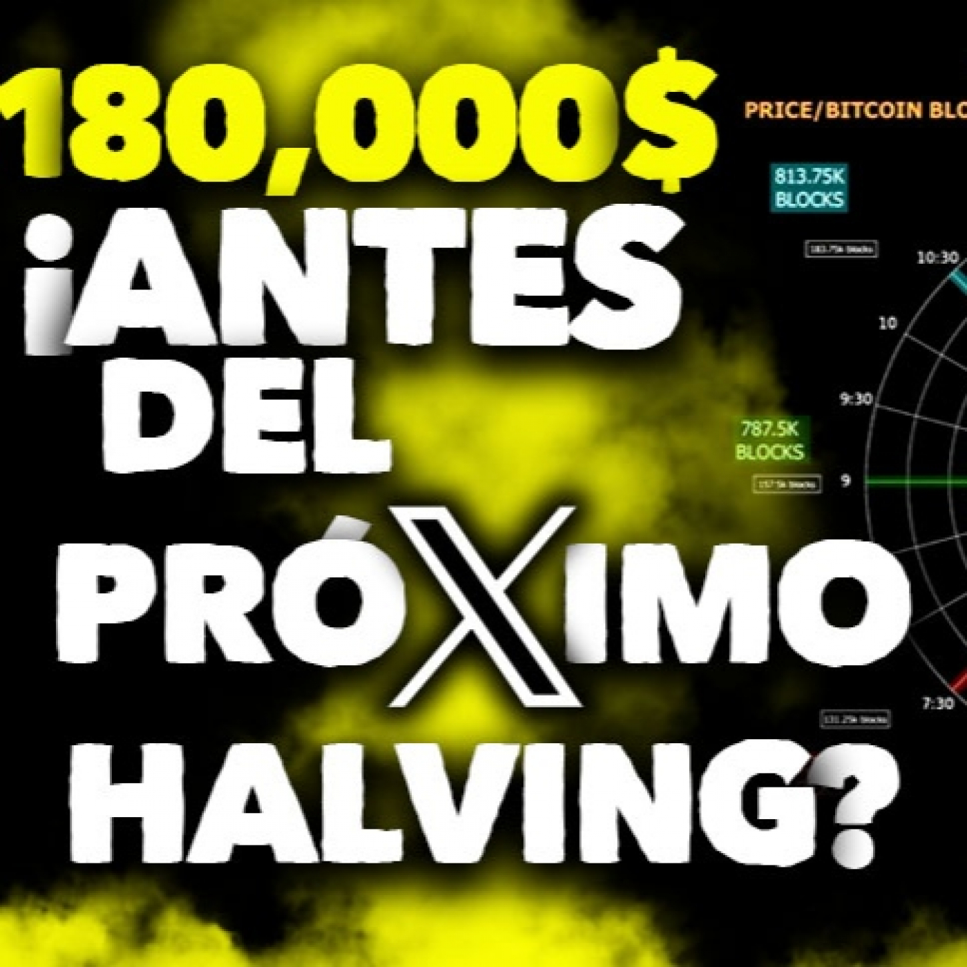 ¡LA HORA DEL MÁXIMO DE BITCOIN! ¡¡ 180,000$ ANTES DEL PRÓXIMO HALVING!?