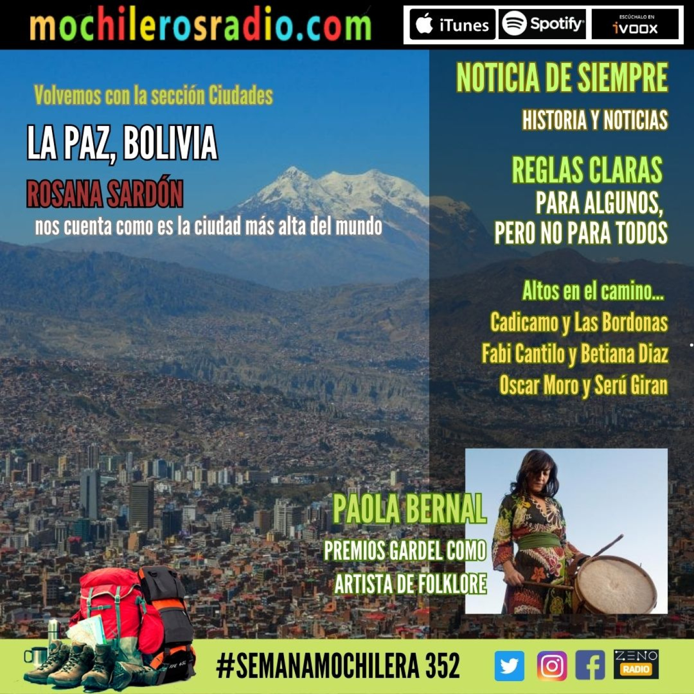 Mochileros 352 14 de Julio de 2023 episode artwork
