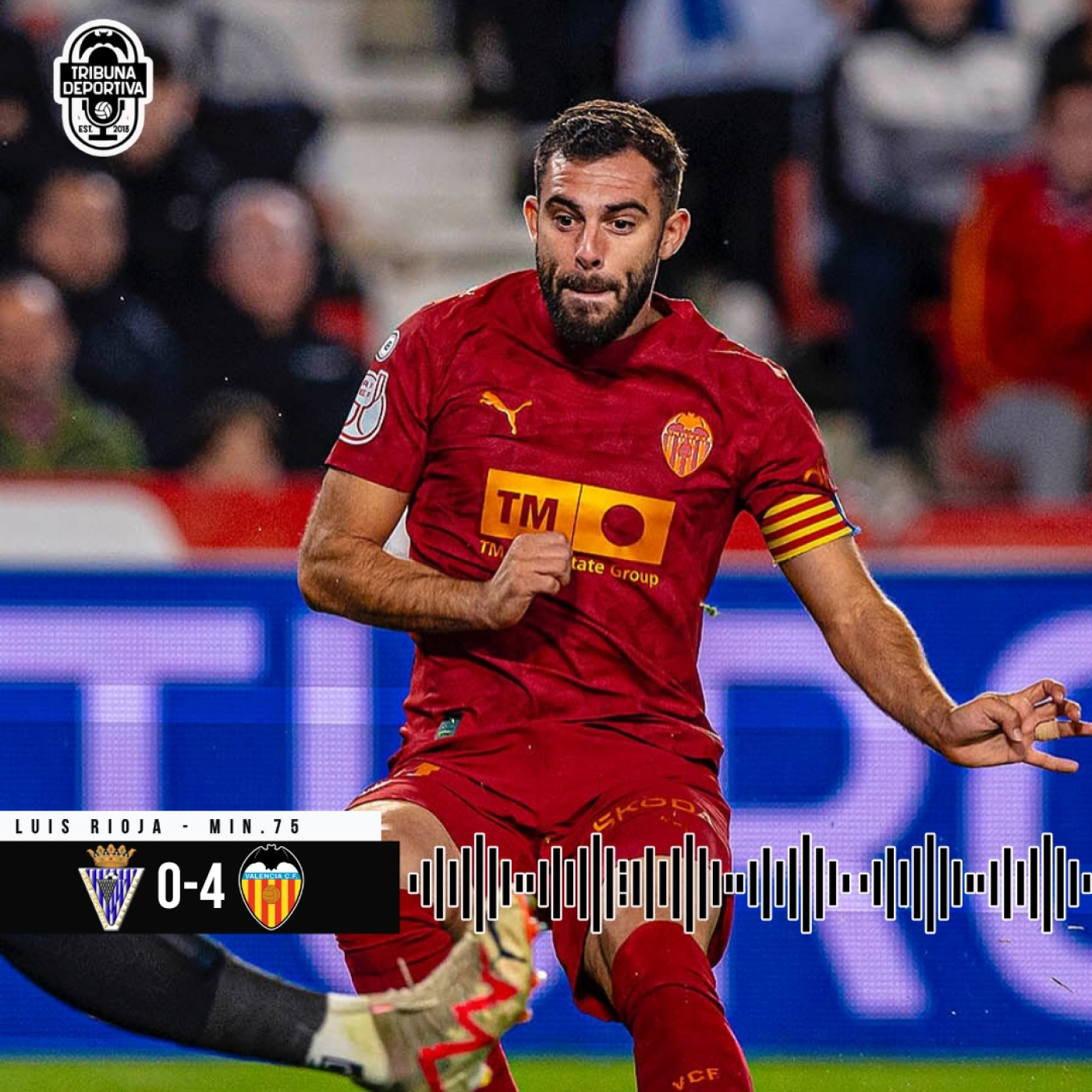 GOL | Luis Rioja Unión Deportiva Maracena 0 - 4 Valencia CF