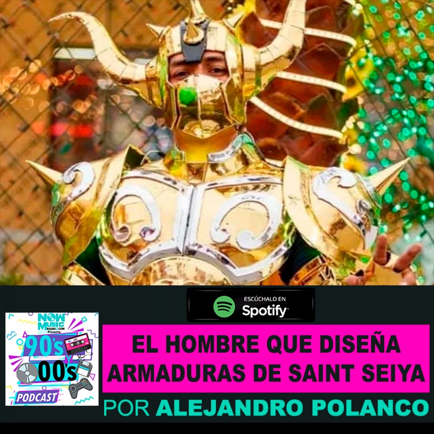 El Hombre que diseña armaduras de Saint Seiya
