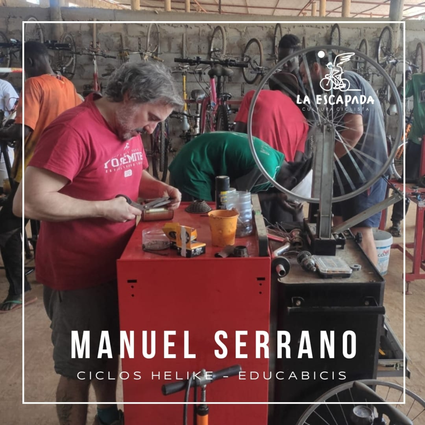 La Escapada #4x06 |Manuel Serrano | Ciclos Helike y Educabicis