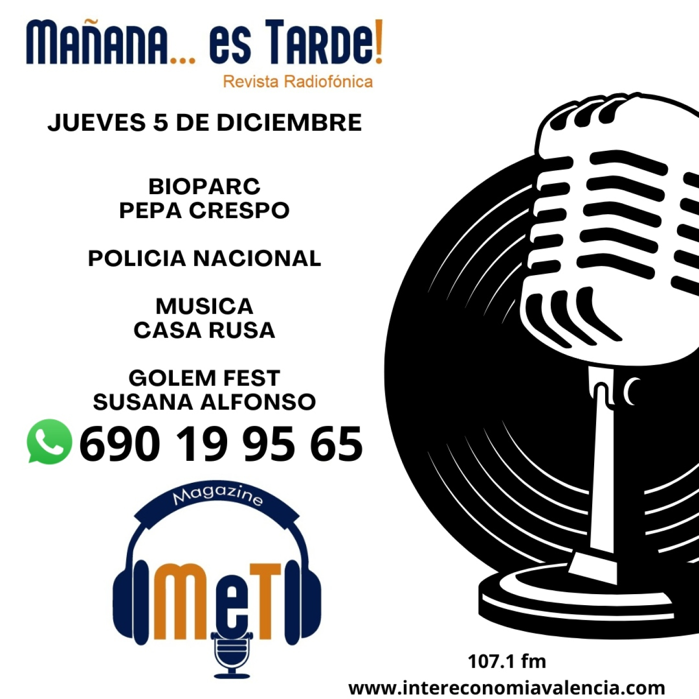 MAÑANA ES TARDE!!! MET