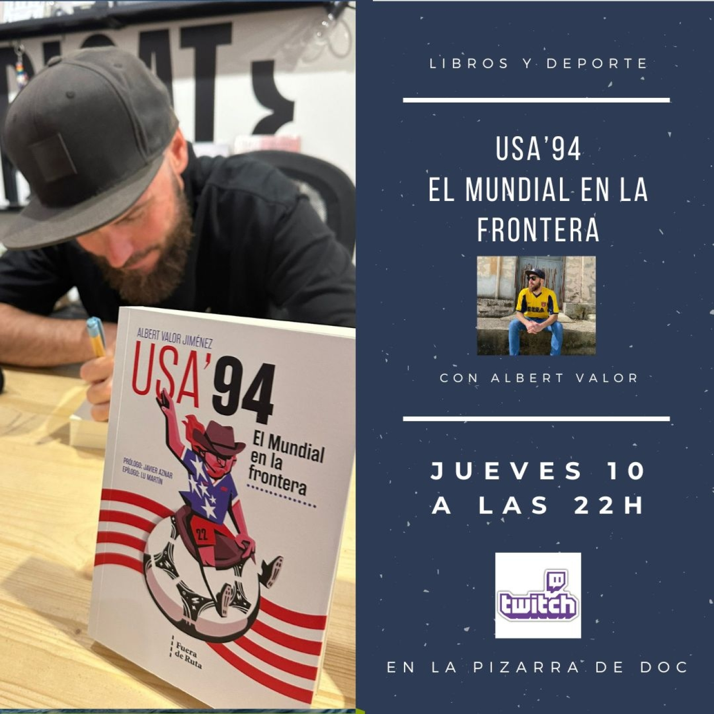 1x32. USA'94 El mundial en la frontera. Hablamos con el autor. episode artwork