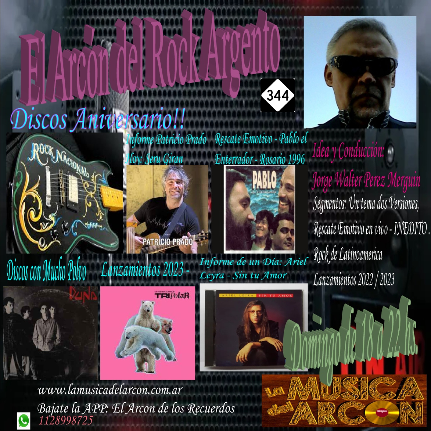 El Arcon del Rock Argento - Emision nº 344 Discos Aniversario - 16-07-2023 episode artwork