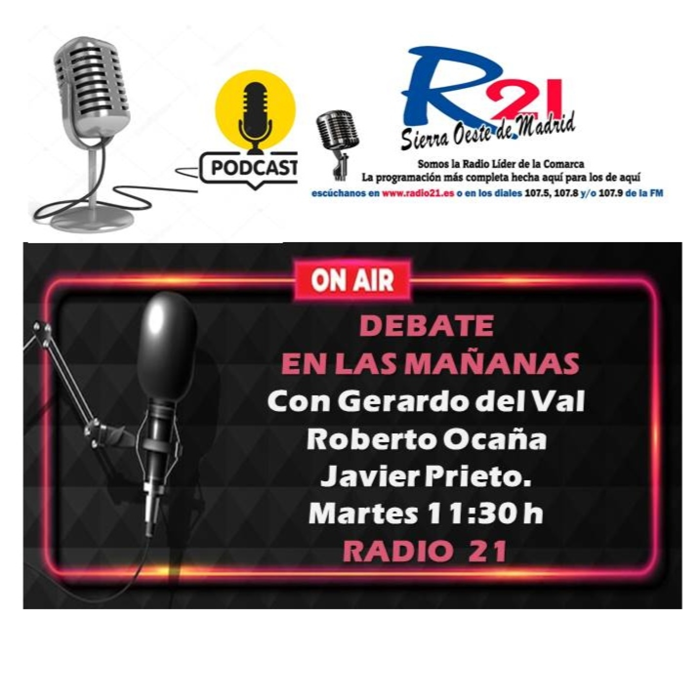 Debate en las mañanas, con Gerardo del Val, Roberto Ocaña y Javier Prieto Hoy hablamos de inmigración episode artwork