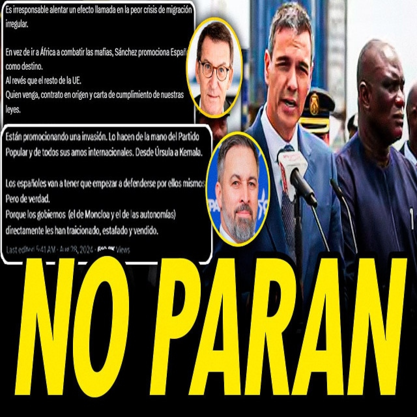 Vox sigue con su campaña racista y con sus bulos